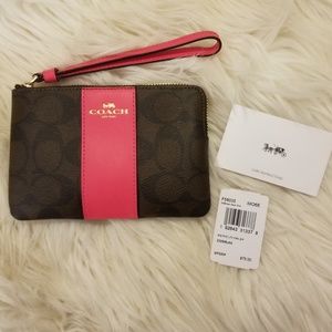 Coach Signature Wristlet